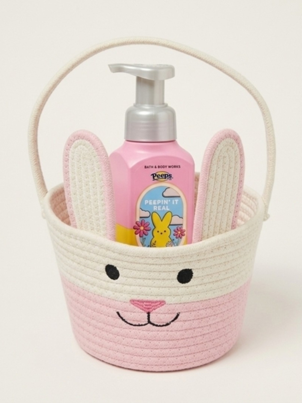 PEEPS x Bath & Body Works Pink Bunny Easter Basket & Hand Soap SOLDOUT
